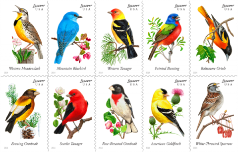 Songbirds stamps