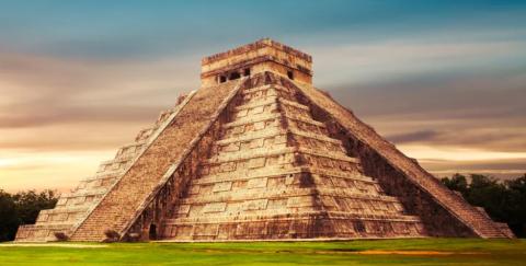 Chichen Itza Step Pyramid Mexico