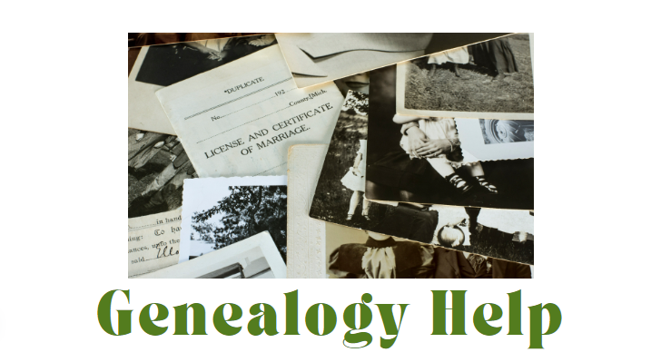 Genealogy Help