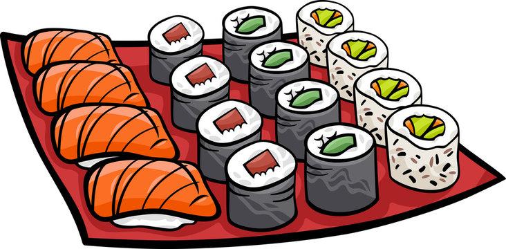 sushi rolls