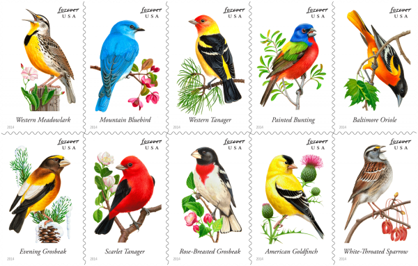 Songbirds stamps